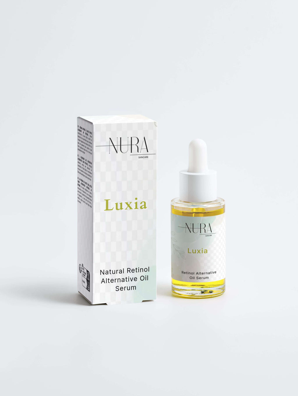 Retinol alternative oil serum box