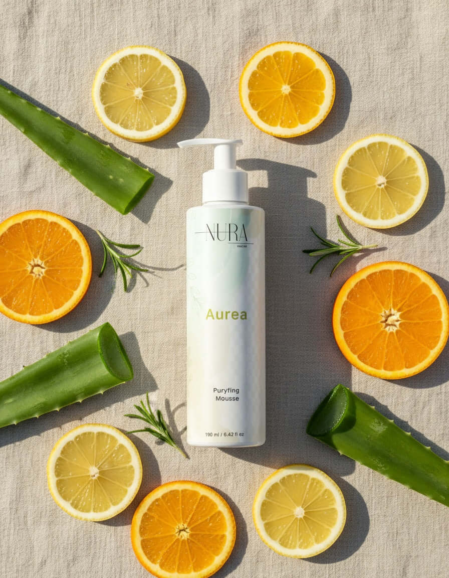 🌊 Aurea® | Gentle Face Cleanser with Aloe & Marine Extract